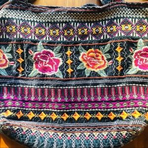 Johnny Was || Embroidered Cross-body Bag